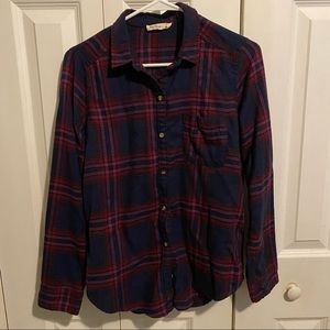 Button Down/Button Up Plaid Shirt
